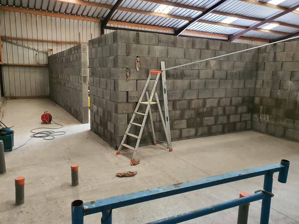 Création d'un plancher OSB dans un bâtiment industriel